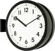 double your time with bestime's 15 inch double sided wall clock: sleek, minimalist design, two-faced function, and easy-to-read display for office, living room, or home decor and gifting. logo