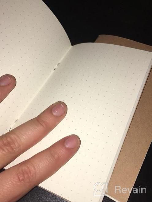 img 1 attached to Dotted Notebook Journal, Pocket 3.5 X 5.5 Memo Book - Thick Dot Grid Paper - 96 Sheets / 192 Pages review by Nick Narvasa