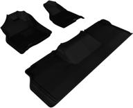 3d maxpider custom fit all-weather floor mat 🚗 set for dodge ram 2500/3500 - kagu rubber (black) logo