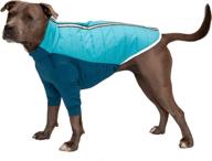 🐶 furhaven water-repellent dog coat: reversible reflective puffer vest for small, medium, and large dogs - pro-fit lightweight active jacket - various colors and sizes логотип