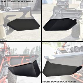 img 2 attached to Can-Am Maverick X3 Max XRS XDS 2017-2022 Aluminum Lower Half Door Inserts Accessories (4 Doors, Front & Rear)