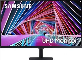 img 3 attached to SAMSUNG LS27A700NWNXZA 4K TUV Certified Intelligent Monitor with Auto Source Switch, Eco Light Sensor, Eye Saver Mode
