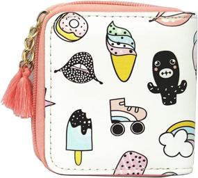 img 4 attached to Enchanting Timlee Rainbow Unicorn Wallets for Women – Captivating Handbags and Wallets