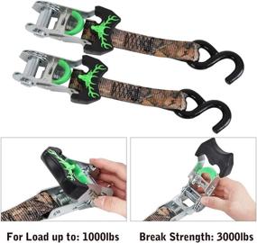 img 1 attached to XSTRAP Ratchet Straps 3000LBS Camouflage