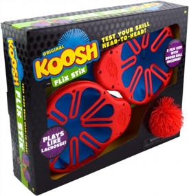 img 3 attached to Koosh Flix Stix Ball Fun - Plays Like Lacrosse - Competitive And Cooperative Play - Play Indoors And Outdoors - Ages 6+