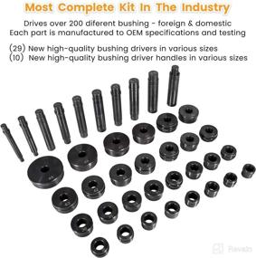 img 2 attached to 🔧 E-cowlboy T-0220-39 Master Bushing Driver Set: Efficient Tool Kit for Chrysler GM Ford Transmissions' Bushing Bearing Seal Installation and Removal (39 PCS)