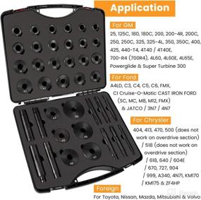 img 3 attached to 🔧 E-cowlboy T-0220-39 Master Bushing Driver Set: Efficient Tool Kit for Chrysler GM Ford Transmissions' Bushing Bearing Seal Installation and Removal (39 PCS)