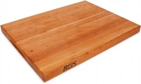 img 4 attached to Reversible Cherry Wood Edge Grain Cutting Board By John Boos - 20" X 15" X 1.5