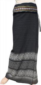 img 2 attached to Stylish Floral Belt Wrap Skirt - Perfect For Thai-Inspired Fashionistas