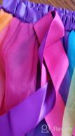 img 1 attached to SENLIXIN Layered Rainbow Colorful Ruffle Girls' Clothing for Skirts & Skorts review by Andrea Walters