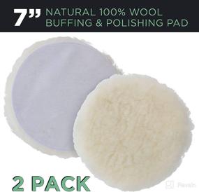 img 3 attached to 🧦 TCP Global 7" Premium 100% Wool Buffing Pad - Thick Pile - Pack of 2