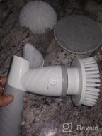 img 1 attached to Portable Rechargeable Electric Spin Scrubber For Household Cleaning - Ideal For Bathroom, Kitchen, And Windows. Power Scrub Brush For Bathtubs, Sinks, Tiles, Grout, And Stove Cooker. review by Johnathan Delic