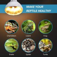 sun-like reptile uvb uva heat lamp bulb - 100w+ - illuminate and warm your reptiles & amphibians logo