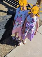 img 1 attached to Shop NSSMWTTC Princess Sleeveless Halloween 👸 Dresses for Girls' - Perfect Halloween Outfits! review by Sabrina Guarino