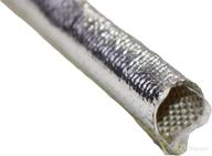 🔥 heat sheath aluminized sleeving by a-team performance - ultimate flex seal tape heat shield protection barrier - 1/2" x 36" (3ft) - withstands 500°f to 2000°f radiant heat logo