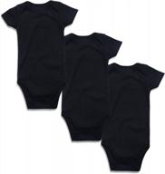 унисекс детские комбинезоны с коротким рукавом из хлопка - основные конверты для младенцев, набор из 3/5 штук - размеры с 0 до 24 месяцев для мальчиков и девочек. логотип