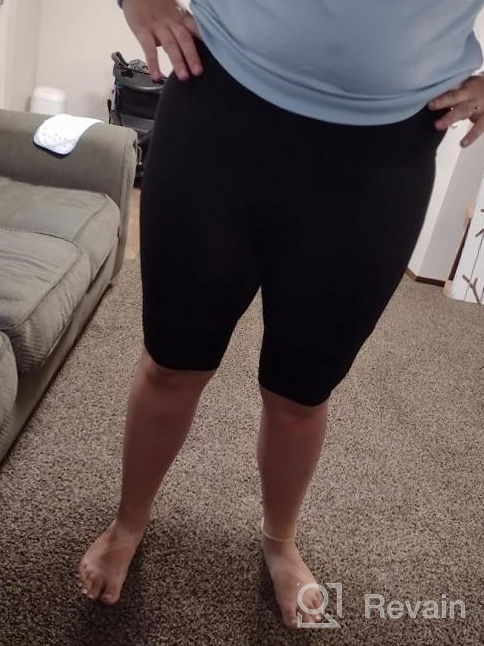 img 1 attached to Experience Ultimate Comfort With Lavento Women'S Soft Light Yoga Shorts - Perfect For Active Women review by Jamie Mason