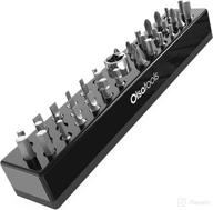 🔧 olsa tools professional hex bit organizer with magnetic base - high-quality hex bit holder for specialty, drill, or tamper bits (black) logo