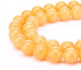 img 2 attached to 10Mm Orange Natural Gemstone Beads For Jewelry Making - Crystal Energy Stone Healing Power
