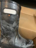 img 1 attached to Boys' Bogs Rainboot Rain Marble Print Boots review by Robert Hayes