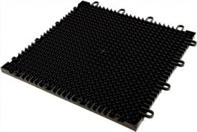 img 1 attached to IncStores - Modular Grid - Loc Dance And Garage Flooring 12" X 12" Tiles Sold Individually (Blackstone)