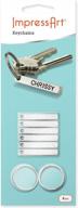 🔑 impressart metal stamping blanks kit for keychains logo