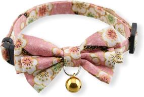 img 4 attached to Hanami Bow Collar Pastel Pink