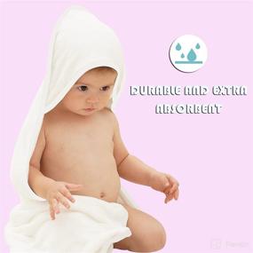img 2 attached to Premium Bamboo Baby Bath Towel