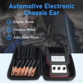 img 3 attached to 🚗 6 Channel Chassis Ears Sound Detector: The Ultimate Automotive Engine Noise Finder Tool with Over-Ear Headphones - Identify Troubling Engine Noises with Precision