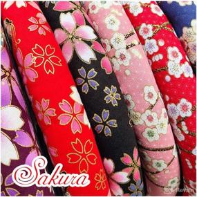 img 1 attached to RANXIZY Handmade Japanese Sweet Sakura Cherry Blossom Steering Wheel Cover For Girls
