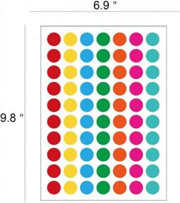 img 2 attached to 2800PCS Colorful Coding Labels For Students - Permanent Small Circle Dot Stickers For Classroom And Office Organization