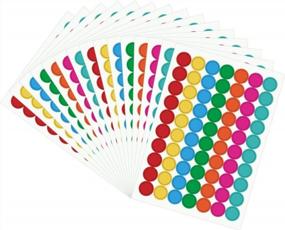 img 4 attached to 2800PCS Colorful Coding Labels For Students - Permanent Small Circle Dot Stickers For Classroom And Office Organization