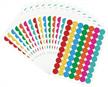 2800pcs colorful coding labels for students - permanent small circle dot stickers for classroom and office organization logo