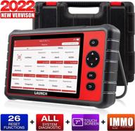 🚀 2022 launch obd2 scanner crp909e: full system automotive diagnostic tool with 26 free maintenance functions, immo/reset oil lamp/tpms/abs bleeding/injector coding & auto vin логотип
