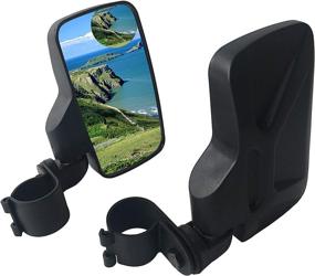 img 3 attached to 🔍 UTV Side Mirrors for 1.75" Roll Cage | Compatible with Polaris RZR 570, 800, 900, 1000 XP | Ranger 400, 500, 700, 800 | Pioneer, Rhino, Arctic