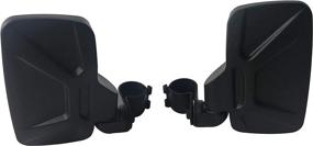 img 2 attached to 🔍 UTV Side Mirrors for 1.75" Roll Cage | Compatible with Polaris RZR 570, 800, 900, 1000 XP | Ranger 400, 500, 700, 800 | Pioneer, Rhino, Arctic