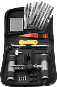 img 4 attached to 🔧 39pcs Tire Repair Kit with Plugs for Car, Motorcycle, Truck, Tractor, Trailer, RV, ATV, ARB, SUV - Fix Punctures and Plug Flats