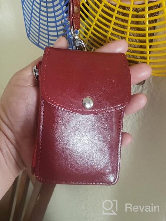 img 1 attached to Premium Leather Badge Holder With Lanyard - Secure ID Card Wallet, Multiple Pockets & Rustproof Lanyard review by Myron Lovro