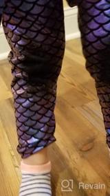 img 4 attached to Mesmerizing Mermaid Stretch Leggings for Girls - Loxdonz Girls' Clothing