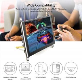 img 2 attached to ELECROW Raspberry Monitor Touchscreen Capacitive 5", 800X480P, Portable, RC050S