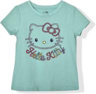 hello kitty girls sleeve glitter girls' clothing ~ tops, tees & blouses logo