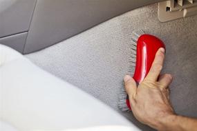 img 1 attached to 🧼 Red Carpet and Upholstery Cleaning Brush for Car Interior, Home, Couch - Stain Removal