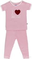 👕 kickee pants baby girls' toddler boys' classic: stylish & comfortable clothing for little ones logo