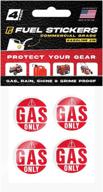 gasoline only stickers logo