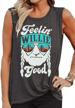 get your country on: feelin' willie good women's tank tops - perfect for summer workouts! logo
