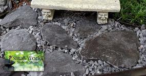img 1 attached to 🪨 Natural Slate Stone - 1-3" Rocks for Miniature Garden, Fairy Garden, Aquarium, Model Railroad & Wargaming (2-Pack)