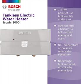 img 3 attached to 7.2 KW Bosch Electric Tankless Water Heater - Instant Hot Water, Easy Installation - US7