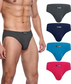 img 4 attached to Silky Smooth Comfort: Men'S Multipack Modal Microfiber Briefs By Wirarpa
