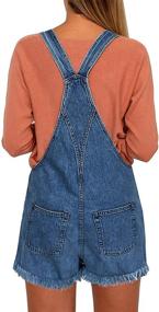 img 3 attached to 👩 Utyful Women's Adjustable Shortalls: Trendy Jumpsuits, Rompers & Overalls for the Fashionable Women