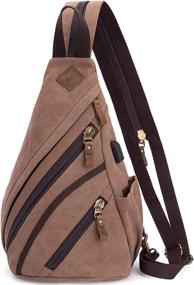 img 4 attached to DAVIDNILE Crossbody Backpack Shoulder Daypacks Backpacks ~ Casual Daypacks